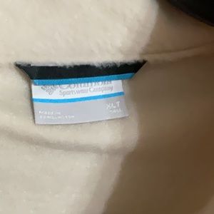 🔥HOT Item Alert Columbia Oatmeal Fleece Vest Tall Men’s XLT Retail $55 NWT